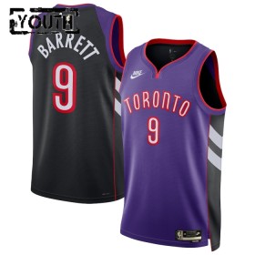 Maillot Basket Enfant Toronto Raptors RJ Barrett 2024-25 Nike Classic Edition Violet Swingman